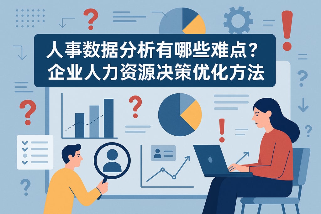 人事数据分析有哪些难点？企业人力资源决策优化方法