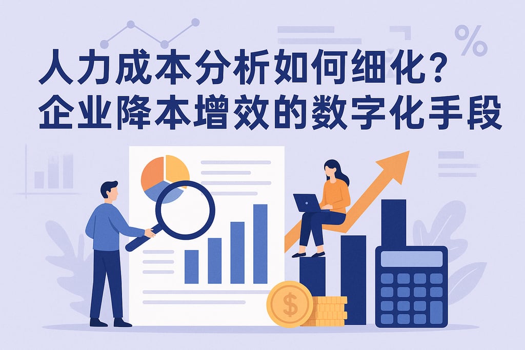 人力成本分析如何细化？企业降本增效的数字化手段