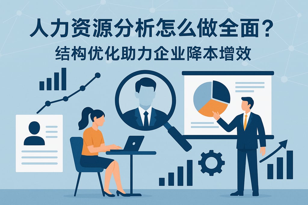 人力资源分析怎么做全面？结构优化助力企业降本增效