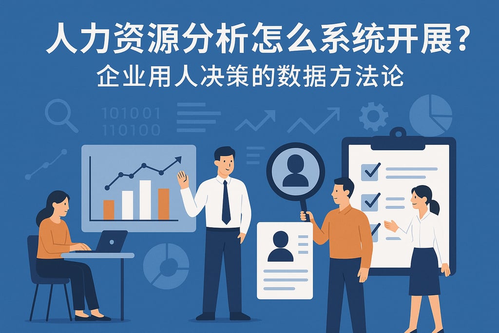 人力资源分析怎么系统开展？企业用人决策的数据方法论