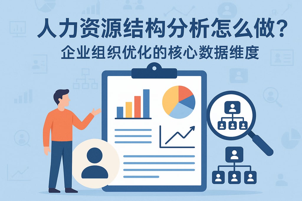 人力资源结构分析怎么做？企业组织优化的核心数据维度