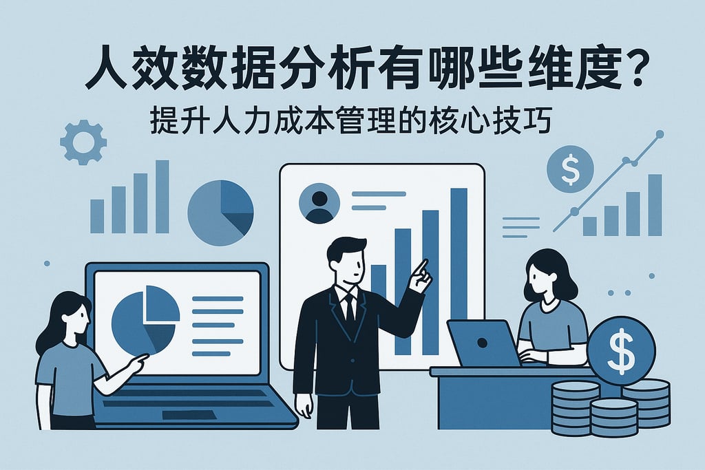 人效数据分析有哪些维度？提升人力成本管理的核心技巧
