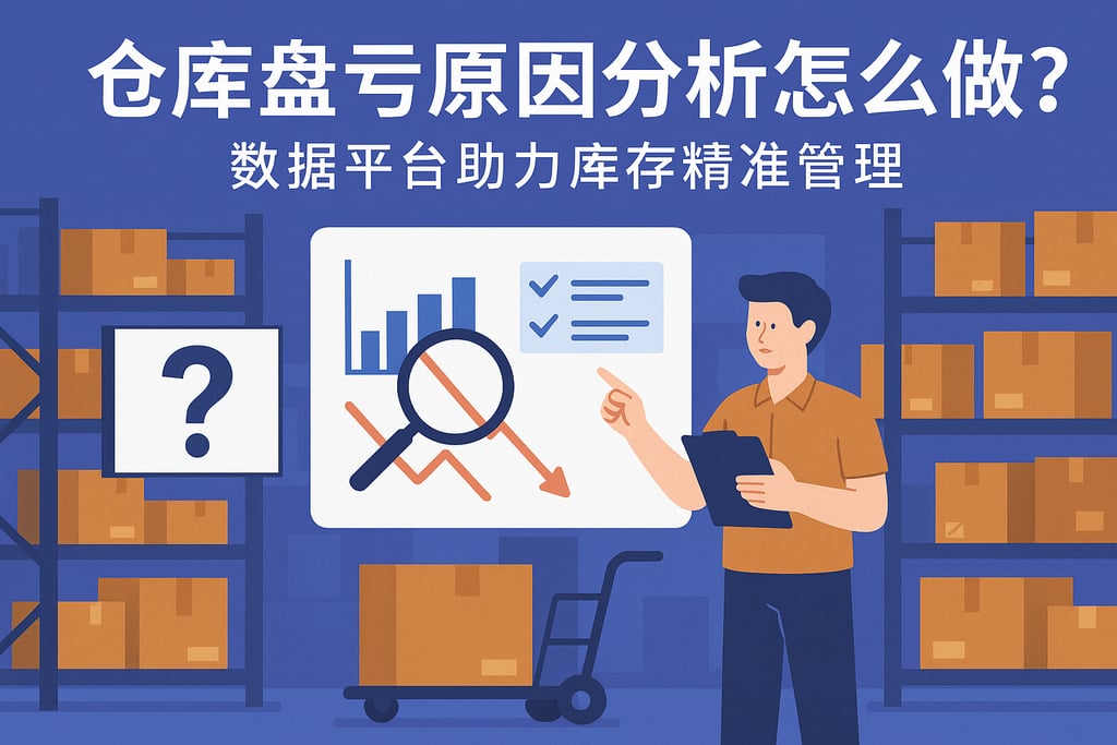 仓库盘亏原因分析怎么做？数据平台助力库存精准管理