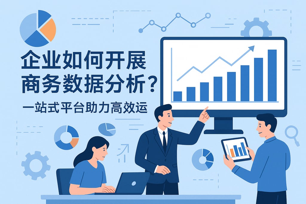 企业如何开展商务数据分析？一站式平台助力高效运营
