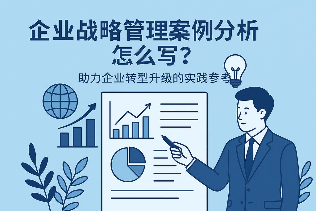 企业战略管理案例分析怎么写？助力企业转型升级的实践参考