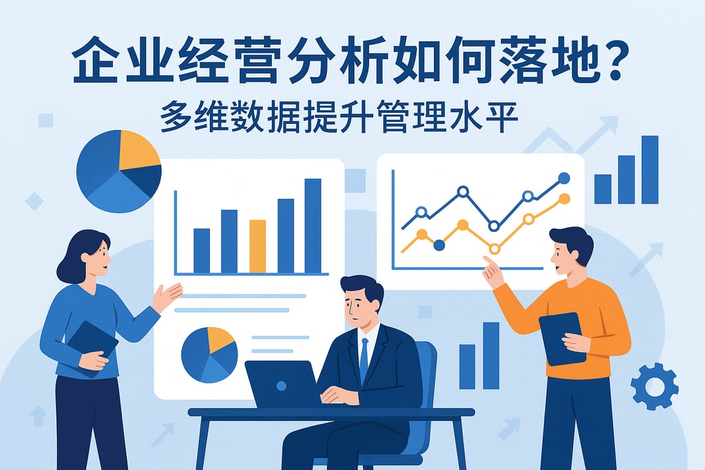 企业经营分析如何落地？多维数据提升管理水平