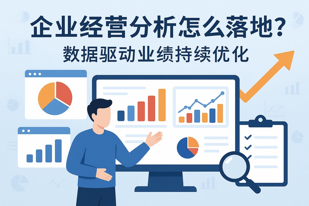 企业经营分析怎么落地？数据驱动业绩持续优化