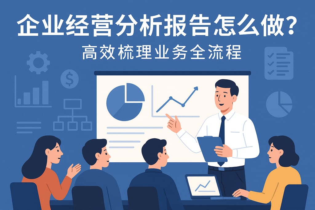 企业经营分析报告怎么做？高效梳理业务全流程