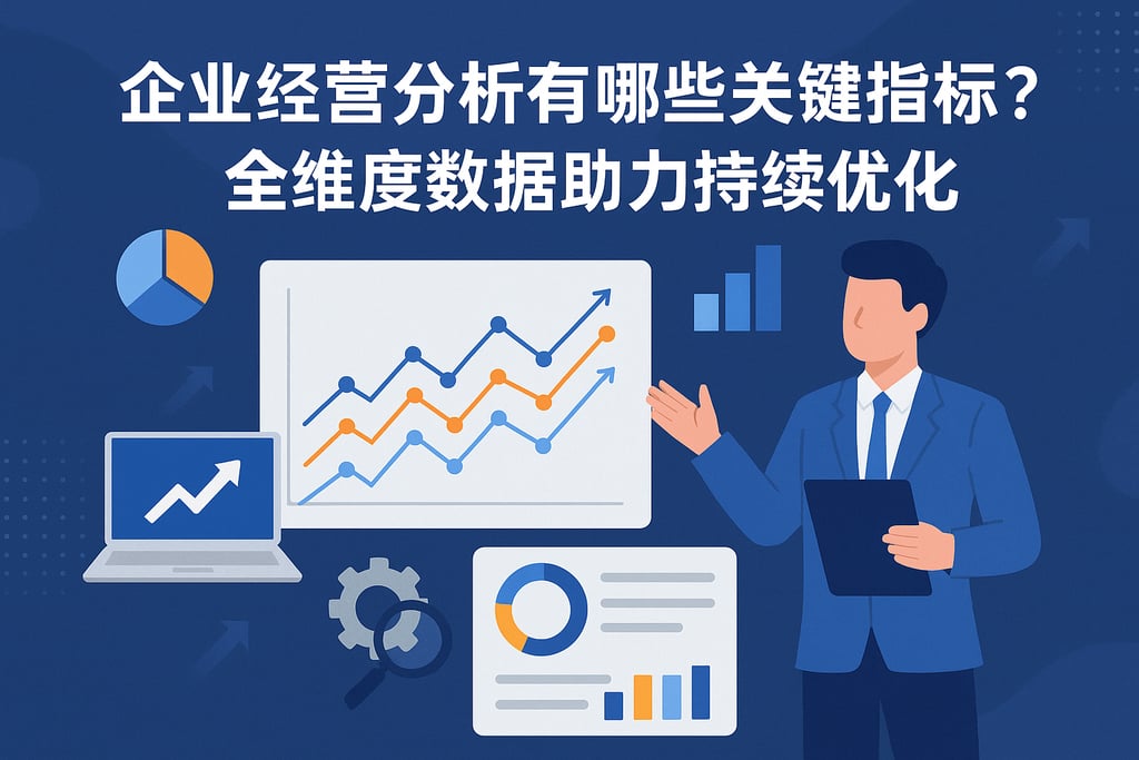 企业经营分析有哪些关键指标？全维度数据助力持续优化