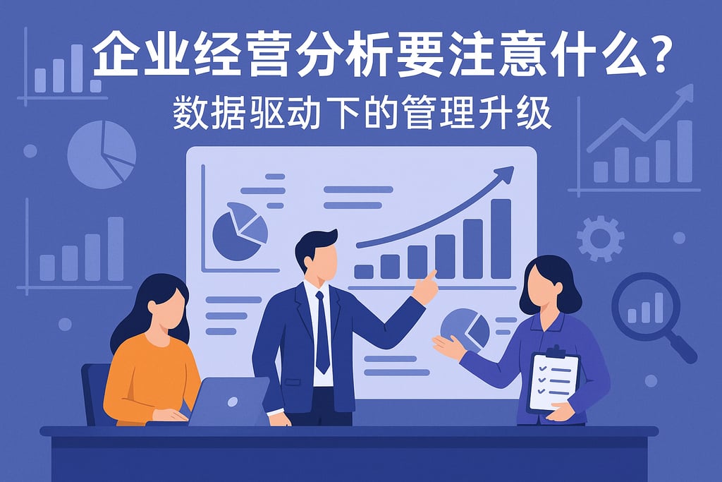 企业经营分析要注意什么？数据驱动下的管理升级