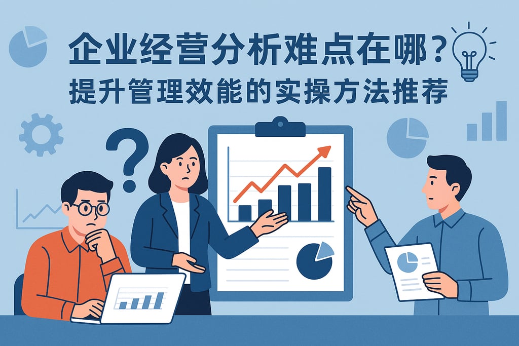 企业经营分析难点在哪？提升管理效能的实操方法推荐
