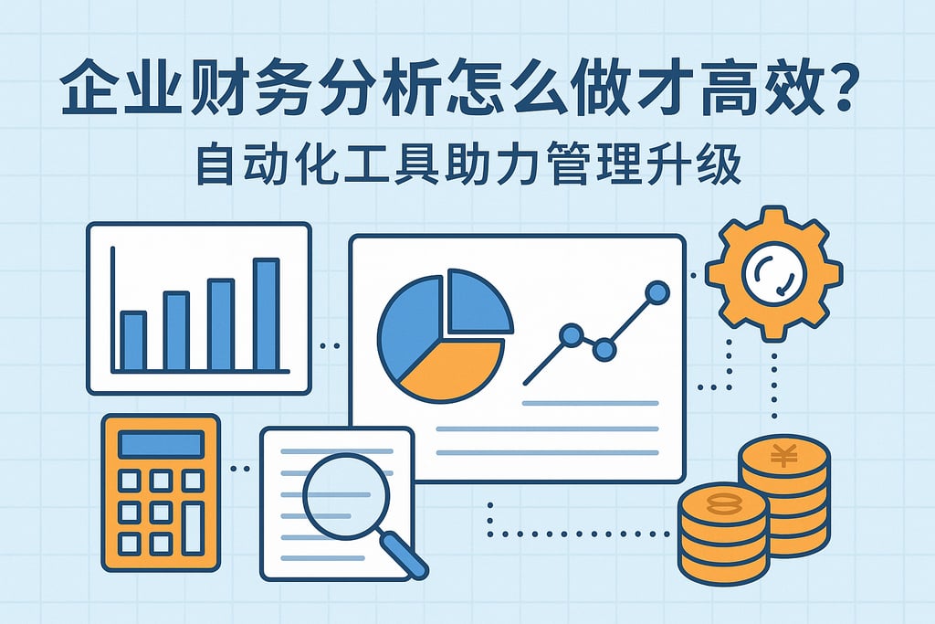 企业财务分析怎么做才高效？自动化工具助力管理升级