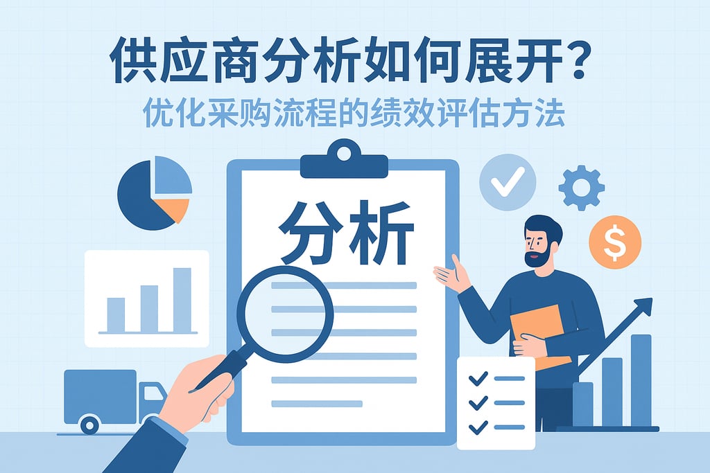 供应商分析如何展开？优化采购流程的绩效评估方法