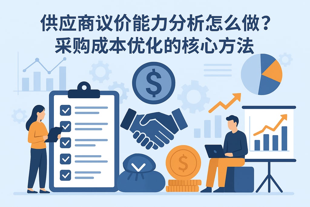 供应商议价能力分析怎么做？采购成本优化的核心方法