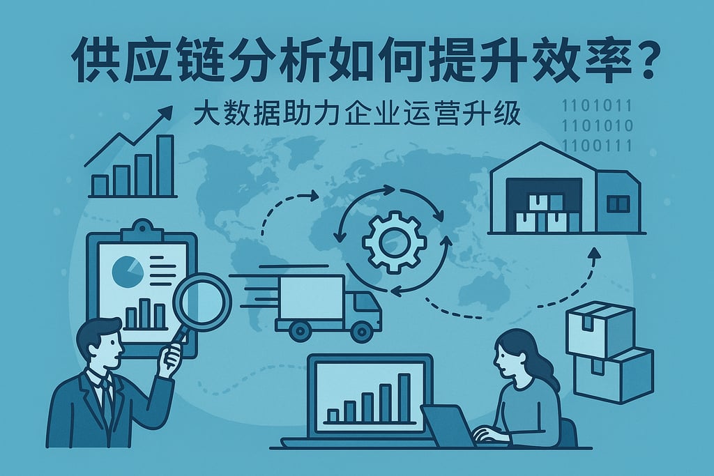 供应链分析如何提升效率？大数据助力企业运营升级