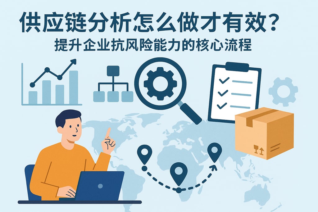 供应链分析怎么做才有效？提升企业抗风险能力的核心流程