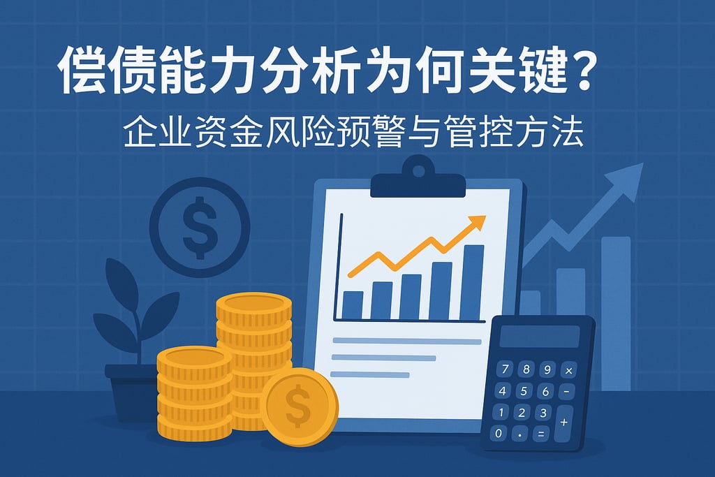 偿债能力分析为何关键？企业资金风险预警与管控方法