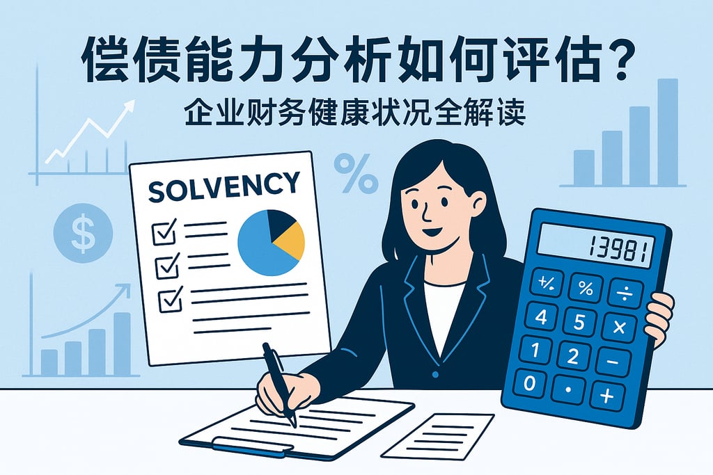 偿债能力分析如何评估？企业财务健康状况全解读