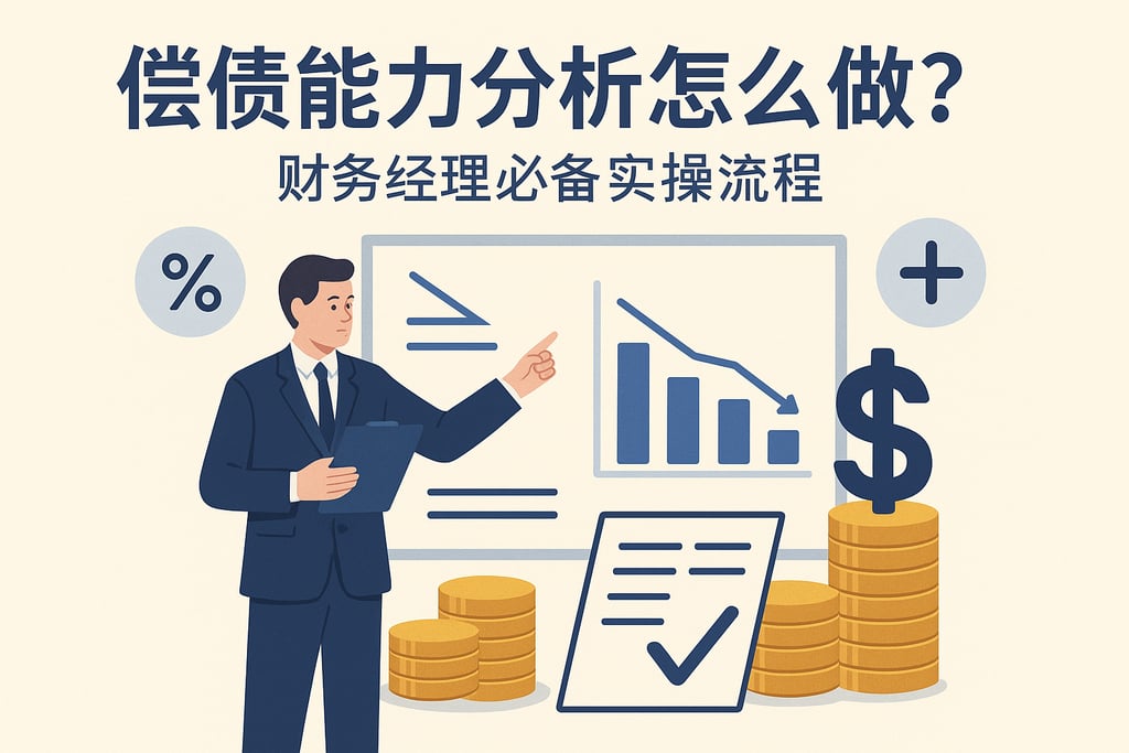 偿债能力分析怎么做？财务经理必备实操流程