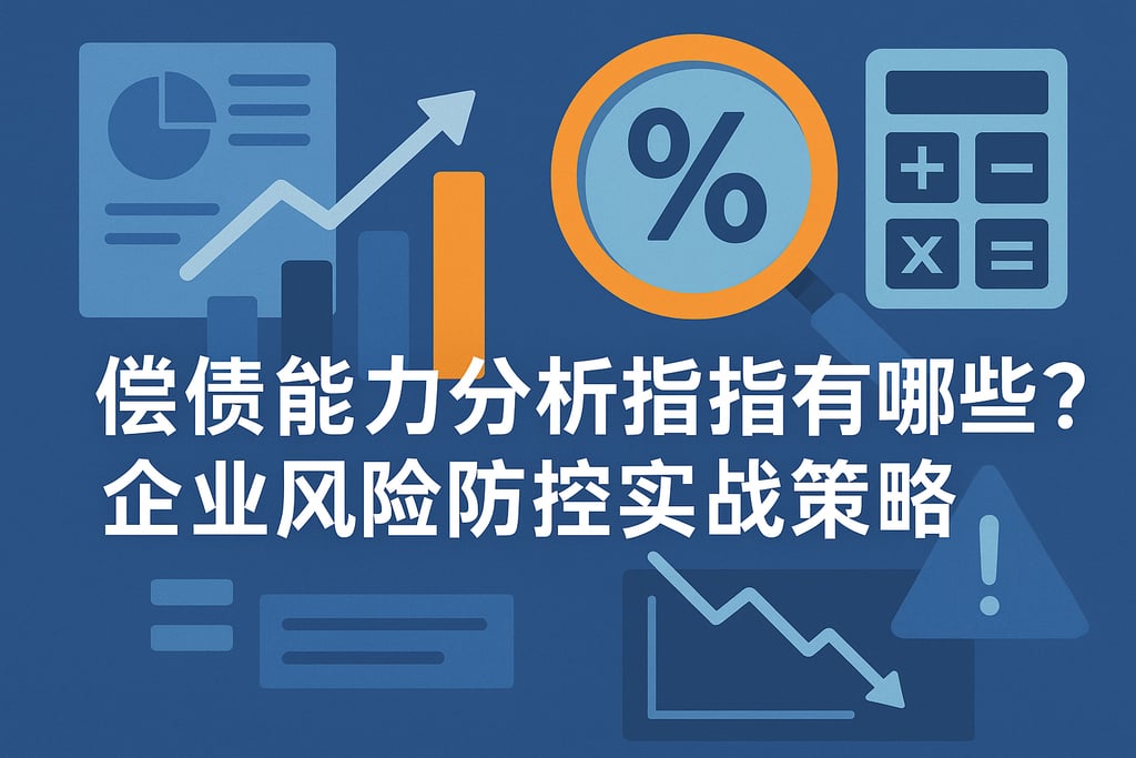 偿债能力分析指标有哪些？企业风险防控实战策略