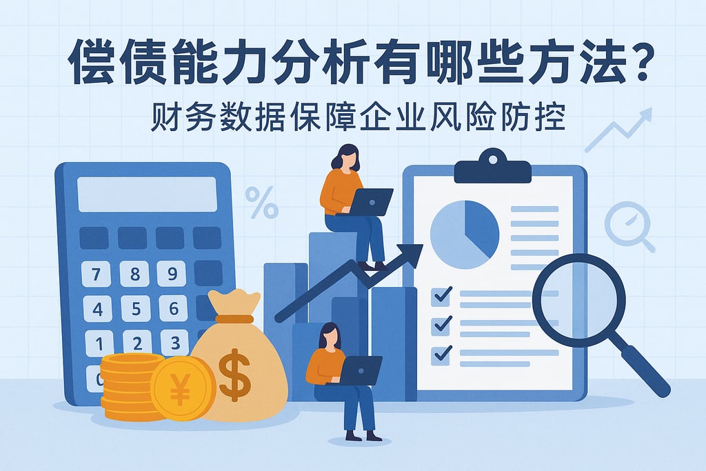 偿债能力分析有哪些方法？财务数据保障企业风险防控