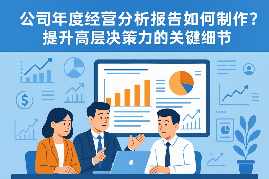 公司年度经营分析报告如何制作？提升高层决策力的关键细节