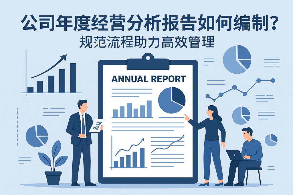 公司年度经营分析报告如何编制？规范流程助力高效管理