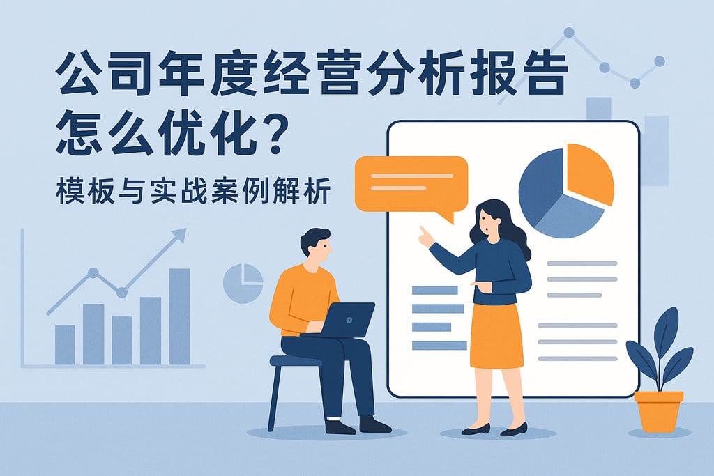 公司年度经营分析报告怎么优化？模板与实战案例解析