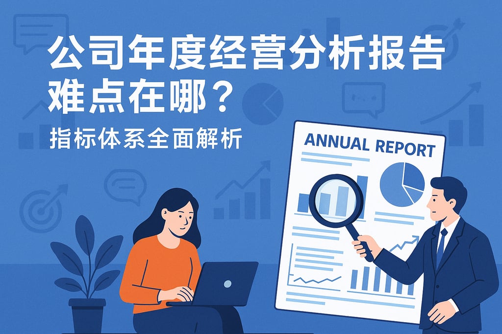 公司年度经营分析报告难点在哪？指标体系全面解析