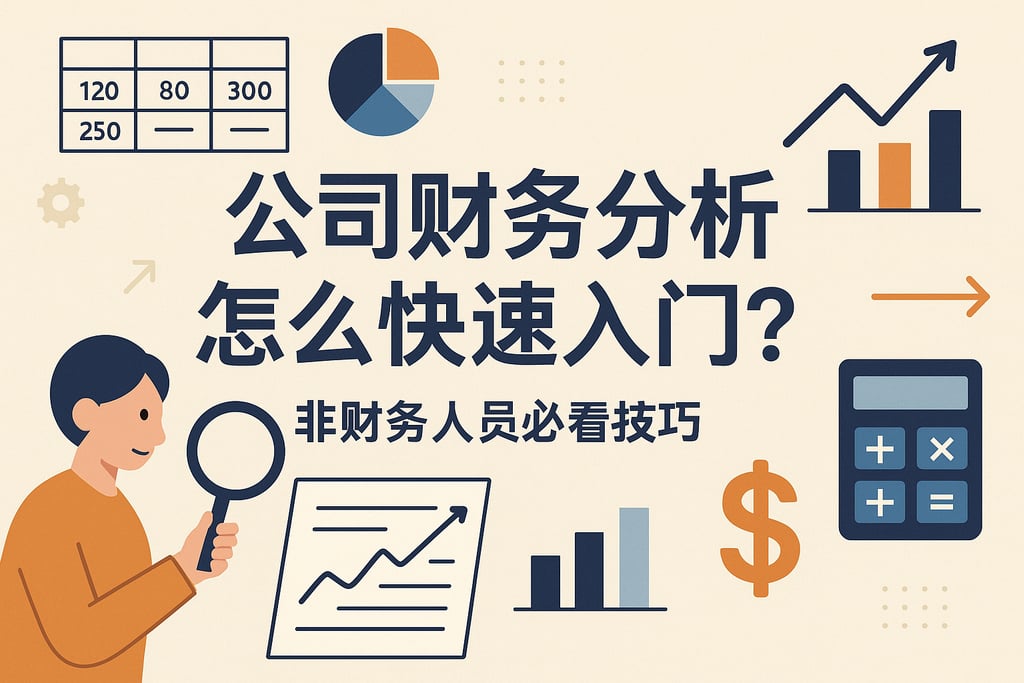 公司财务分析怎么快速入门？非财务人员必看技巧