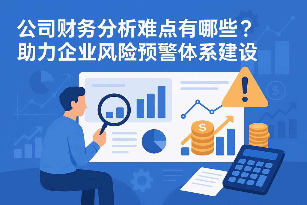 公司财务分析难点有哪些？助力企业风险预警体系建设