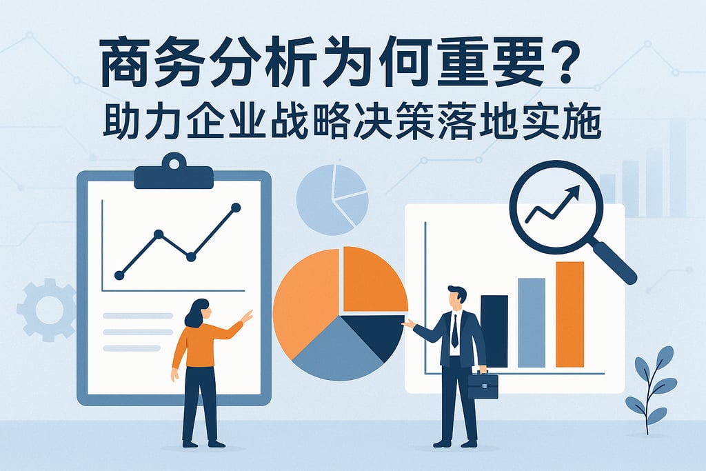 商务分析为何重要？助力企业战略决策落地实施