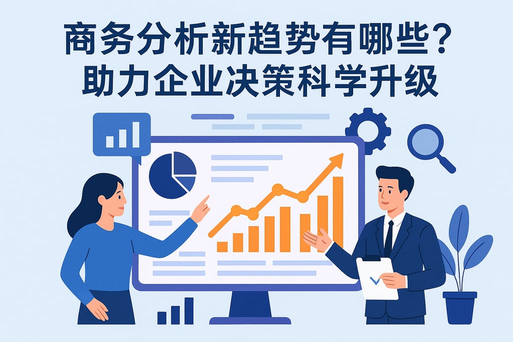 商务分析新趋势有哪些？助力企业决策科学升级