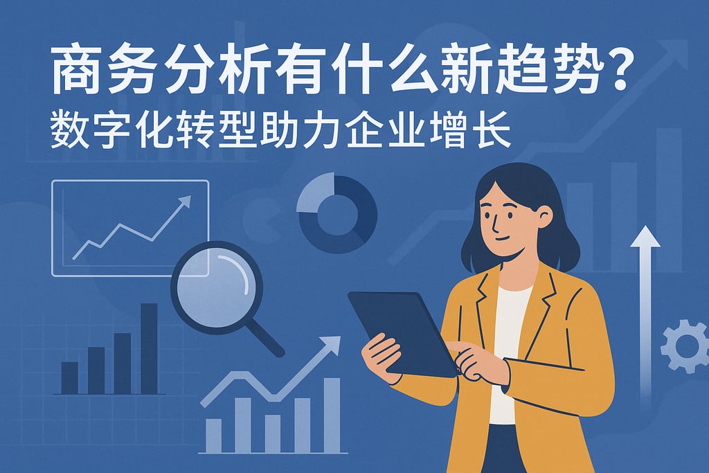 商务分析有什么新趋势？数字化转型助力企业增长
