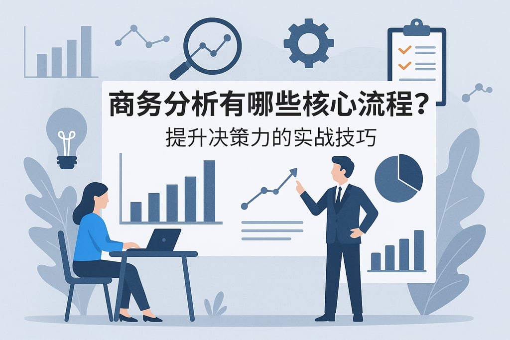商务分析有哪些核心流程？提升决策力的实战技巧