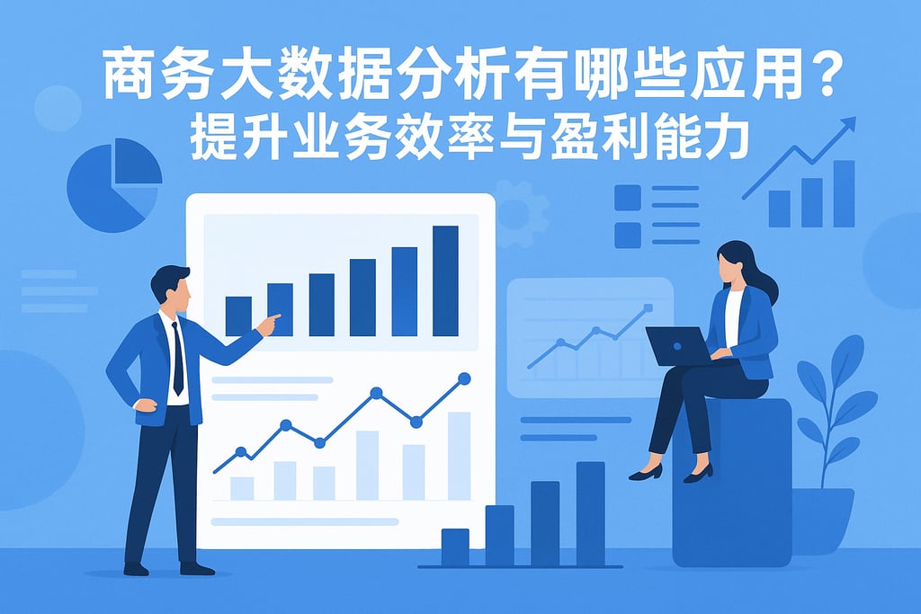 商务大数据分析有哪些应用？提升业务效率与盈利能力