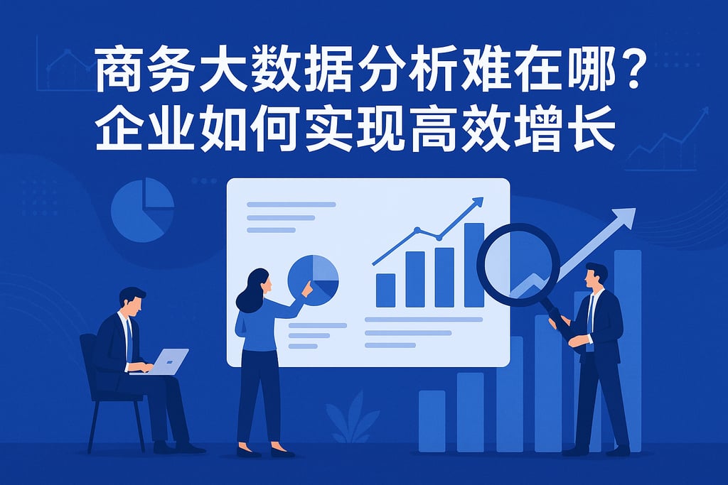 商务大数据分析难在哪？企业如何实现高效增长