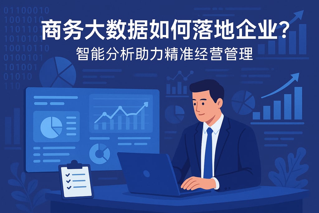 商务大数据如何落地企业？智能分析助力精准经营管理