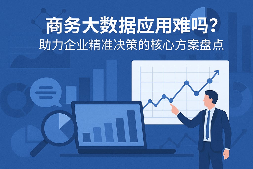 商务大数据应用难吗？助力企业精准决策的核心方案盘点