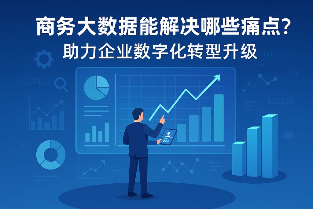 商务大数据能解决哪些痛点？助力企业数字化转型升级