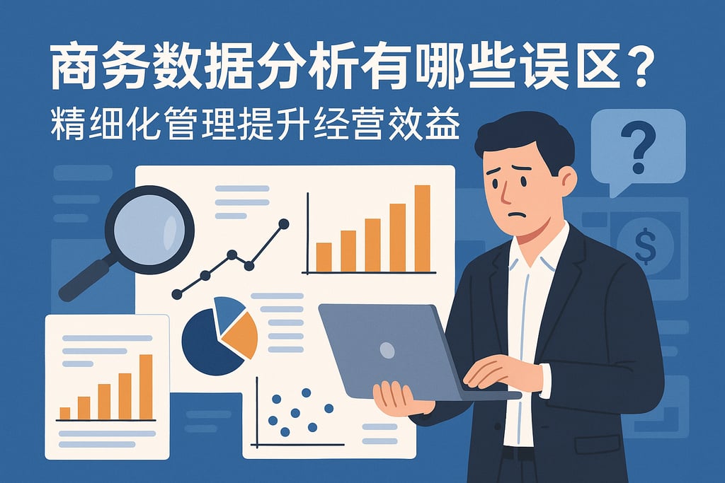 商务数据分析有哪些误区？精细化管理提升经营效益