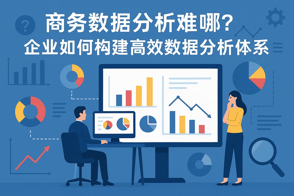 商务数据分析难在哪？企业如何构建高效数据分析体系