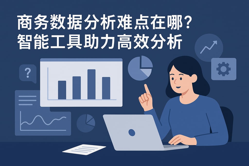 商务数据分析难点在哪？智能工具助力高效分析