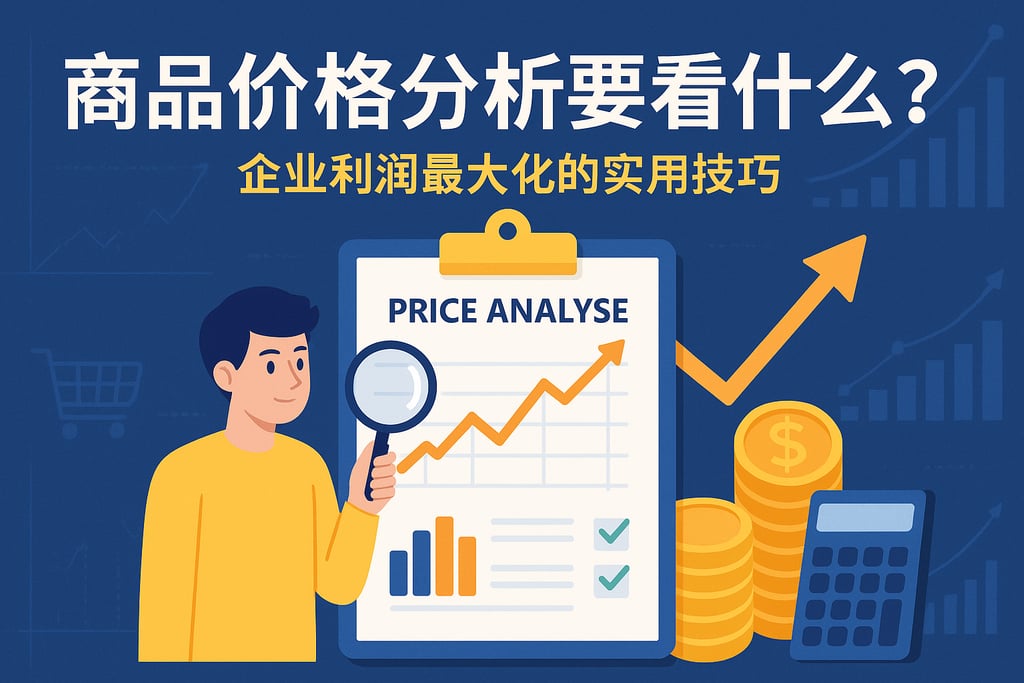 商品价格分析要看什么？企业利润最大化的实用技巧