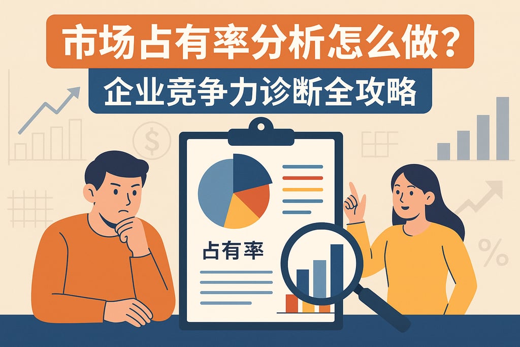 市场占有率分析怎么做？企业竞争力诊断全攻略