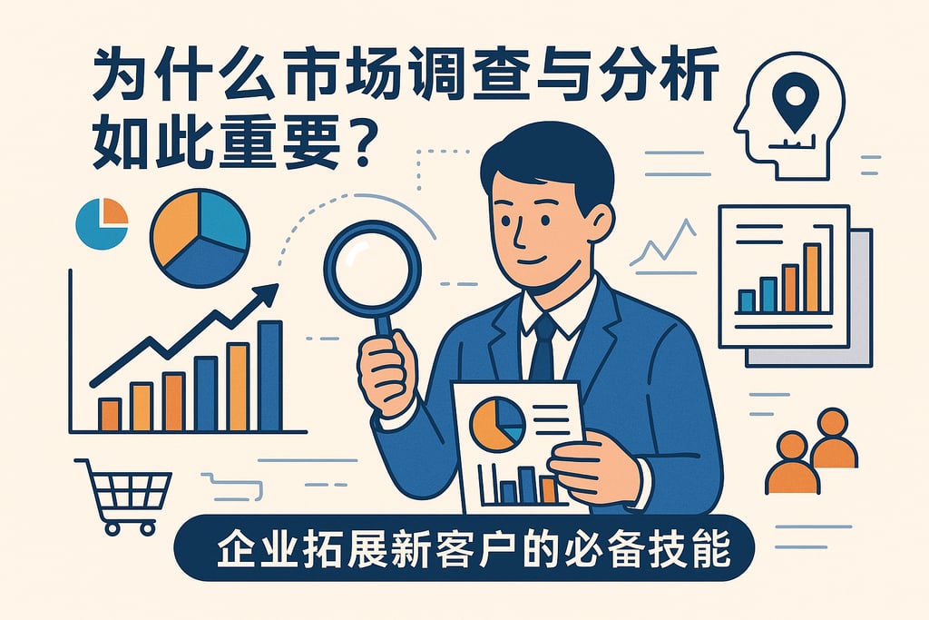 市场调查与分析为什么如此重要？企业拓展新客户的必备技能