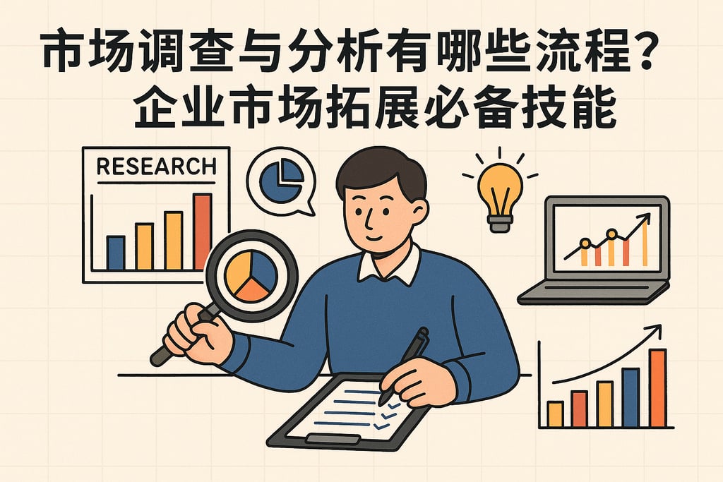 市场调查与分析有哪些流程？企业市场拓展必备技能