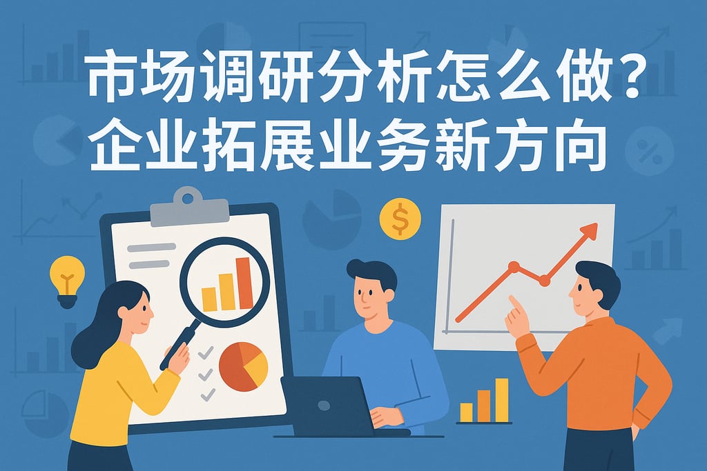 市场调研分析怎么做？企业拓展业务新方向