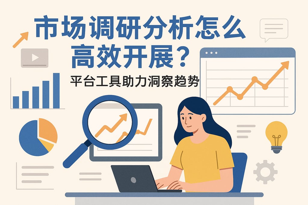 市场调研分析怎么高效开展？平台工具助力洞察趋势