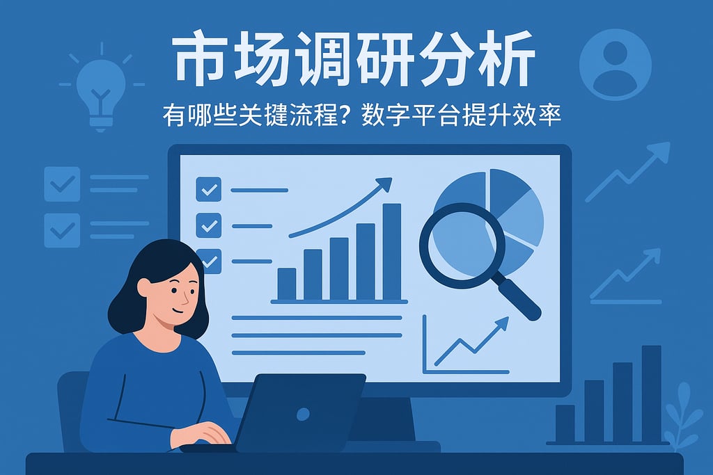 市场调研分析有哪些关键流程？数字平台提升效率